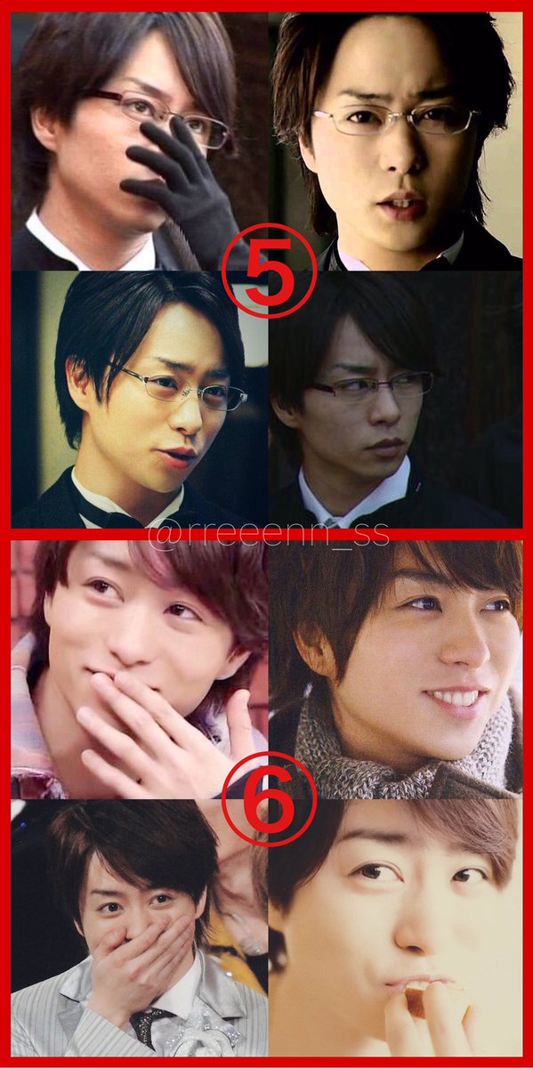 rreeenn_ss's tweet photo. ファンに「何番の翔くんが好き？」って聞いたら、日が暮れそうな画像つくりました https://t.co/0fvsfBtZ25
