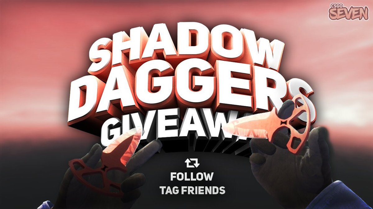CSGOSe7en's tweet image. REPOSTED THIS GIVEAWAY BEACUSE WE LOWERED THE NEEDED RETWEETS 

FOLLOW &amp;amp; RT &amp;amp; TAG 2 FRIENDS
ENDS AT 200 RT
