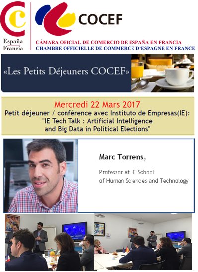 COCEFParis's tweet photo. Début #pdj conférence COCEF @iebusinessschool-#political #Elections-Mr.Torrens, Professor at #IESchool #Sciences& #Technology https://t.co/ppLpZNxgtq