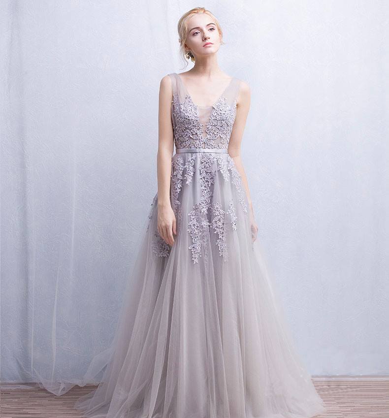 Abito Da Sposa Grigio Perla - Abiti Eleganti Grigio Perla - Se sei una sposa che vuole rompere ...