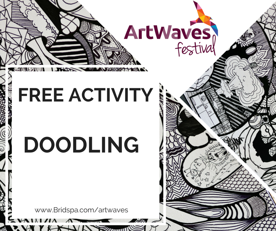 ArtWavesFest's tweet photo. Doodling is back, we know you love it! Join our doodle artists, grab yourself a marker pen and get doodling 🖊 #ArtWaves2017 https://t.co/oSuQZ8Rn19