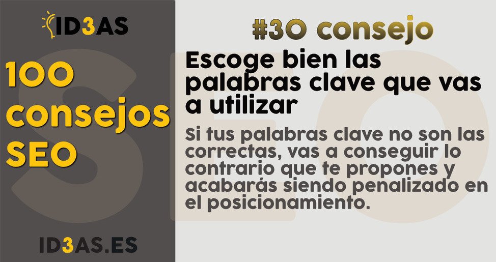id3asweb's tweet photo. Escoge bien las palabras clave que vas a utilizar
Si tus palabras clave no son las correct… https://t.co/QrCm9M4WuQ https://t.co/VfboqaPbZR