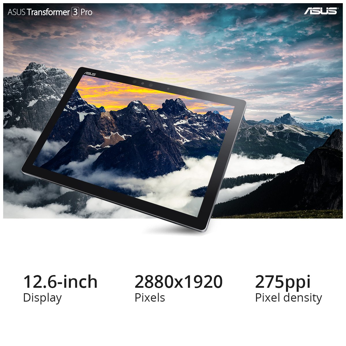 AsusFrance's tweet image. Pour gravir des sommets il faut savoir être exigeant 🗻. #Transformer3Pro #155°charnière #ModeEyeCare #16GoRAM bit.ly/2lA6AiK