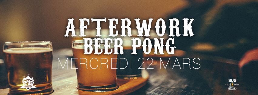 Ce soir le BDS ECE organise le dernier Afterwork bière pong de l'année en partenariat avec le <a href="/SDIShowUp/">SDI Show'Up</a>! À ce soir au Tribar !#vieassoECE