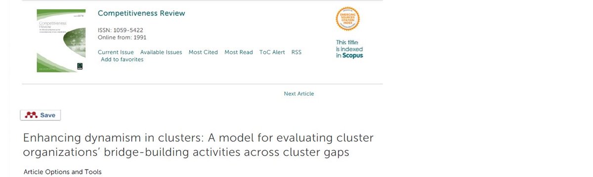 Christian Ketels (@chrisketels) on Twitter photo Firms benefit from #cluster initiatives. But large variation depending on how CIs operate. emeraldinsight.com/doi/pdfplus/10… <a href="/iibos/">örjan sölvell</a> <a href="/emeraldinsight/">Emerald Insight</a> Firms benefit from #cluster initiatives. But large variation depending on how CIs operate. emeraldinsight.com/doi/pdfplus/10… <a href="/iibos/">örjan sölvell</a> <a href="/emeraldinsight/">Emerald Insight</a>