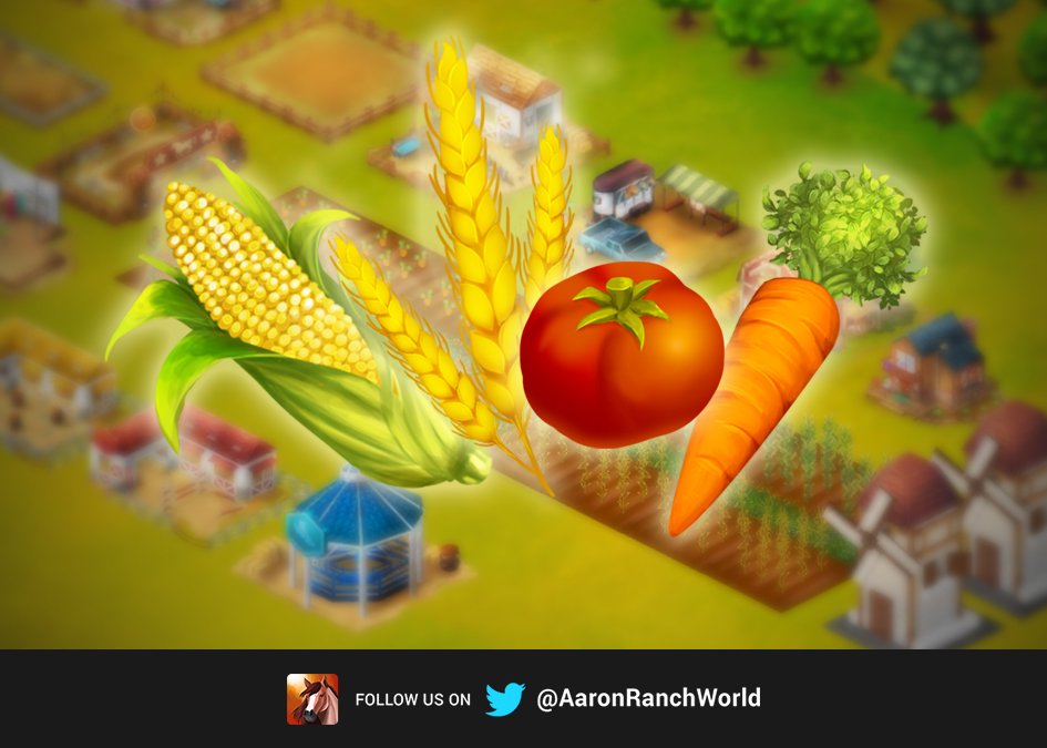 Here are some of the crops you can grow. Harvest all these soon in <a href="/AaronRanchWorld/">Aaron Ranch World</a>.