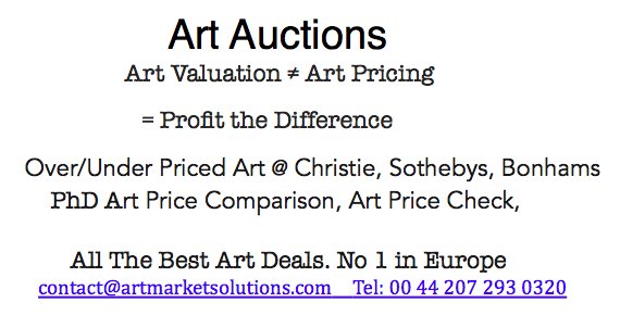 artbigdata's tweet image. #LuxuryObjects,#LuxuryProducts,Art Auction, Art Valuation ¡Ù Art Pricing, PROFIT from the difference