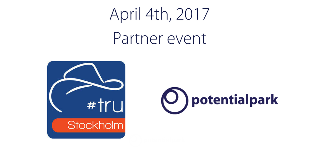 PotentialparkAB's tweet photo. Save-the-date and join us at #TruStockholm 2017 next April 4th with @GregWells33 https://t.co/qoho91pi3t #Chatbot #TalentInteraction https://t.co/9Mpv6MwEPv