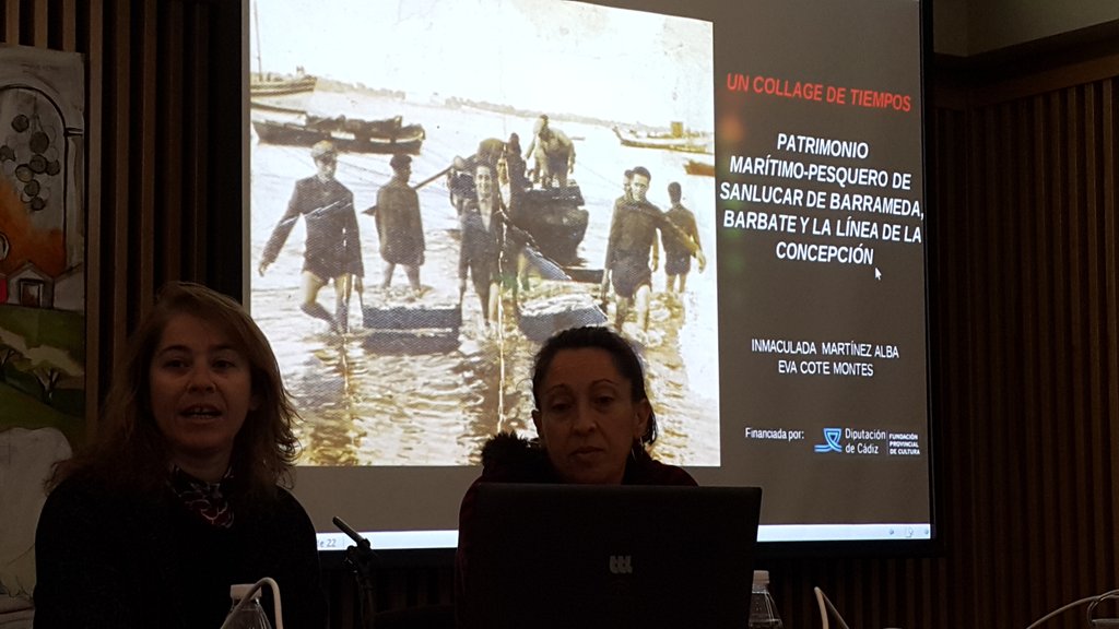 labrit_net's tweet photo. Patrimonio marítimo-pesquero. Costa gaditana. Eva Cote e Inma Martínez. #SeminarioInmaterial https://t.co/1vTp6do6cg