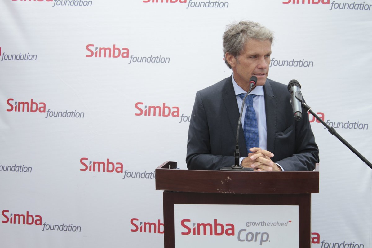 simbacorp_ke's tweet photo. "I wish #SimbaFoundation and its partners all the best in their journey" _Austrian Ambassador to Kenya, Dr. Harald GΓΌnther https://t.co/Btm6lyfT8e