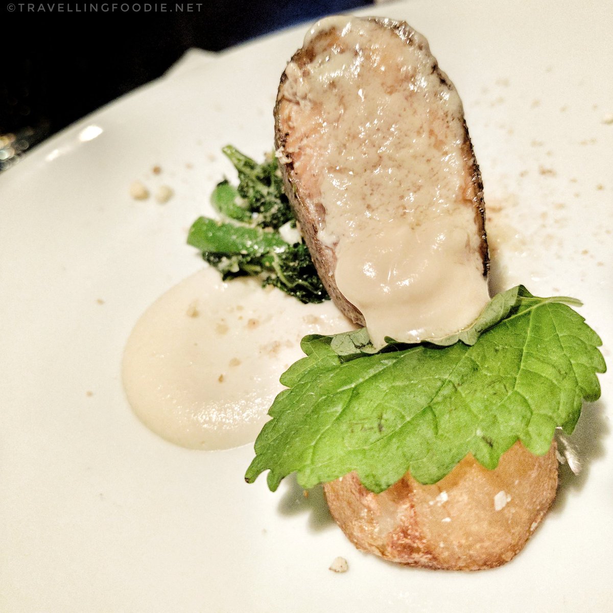 Kolapore Springs Trout Amandine from Air Canada Centre's Hot Stove Club in Toronto for Ocean Wise & MLSE Event