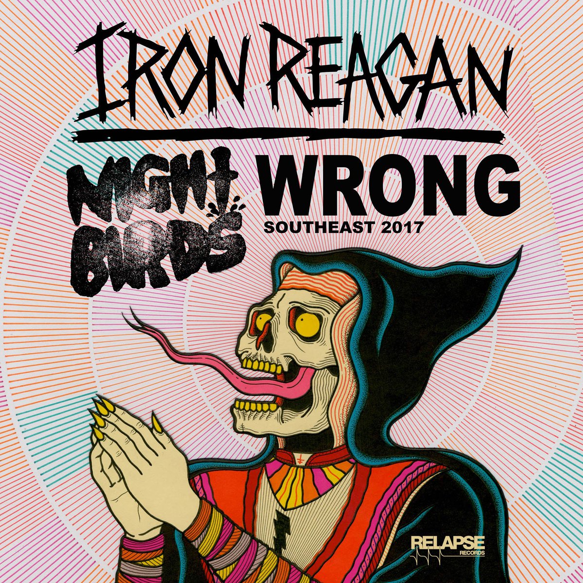 This starts tonight in Orlando, FL! All date and tickets at relapse.com/iron-reagan-cr…