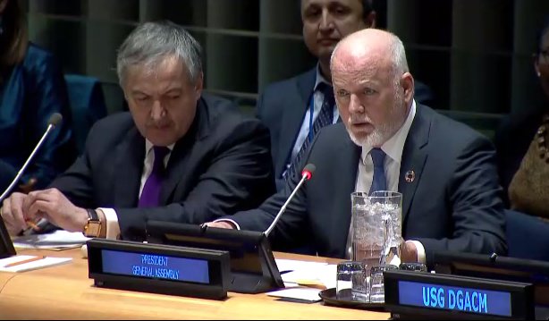 GlobalGoalsUN's tweet photo. Opportunity exists for the world to scale up water actions via #GlobalGoals. - @UN_PGA 

Watch #WorldWaterDay event: https://t.co/zFSMkZ0oZI https://t.co/oC4nrr5oCO