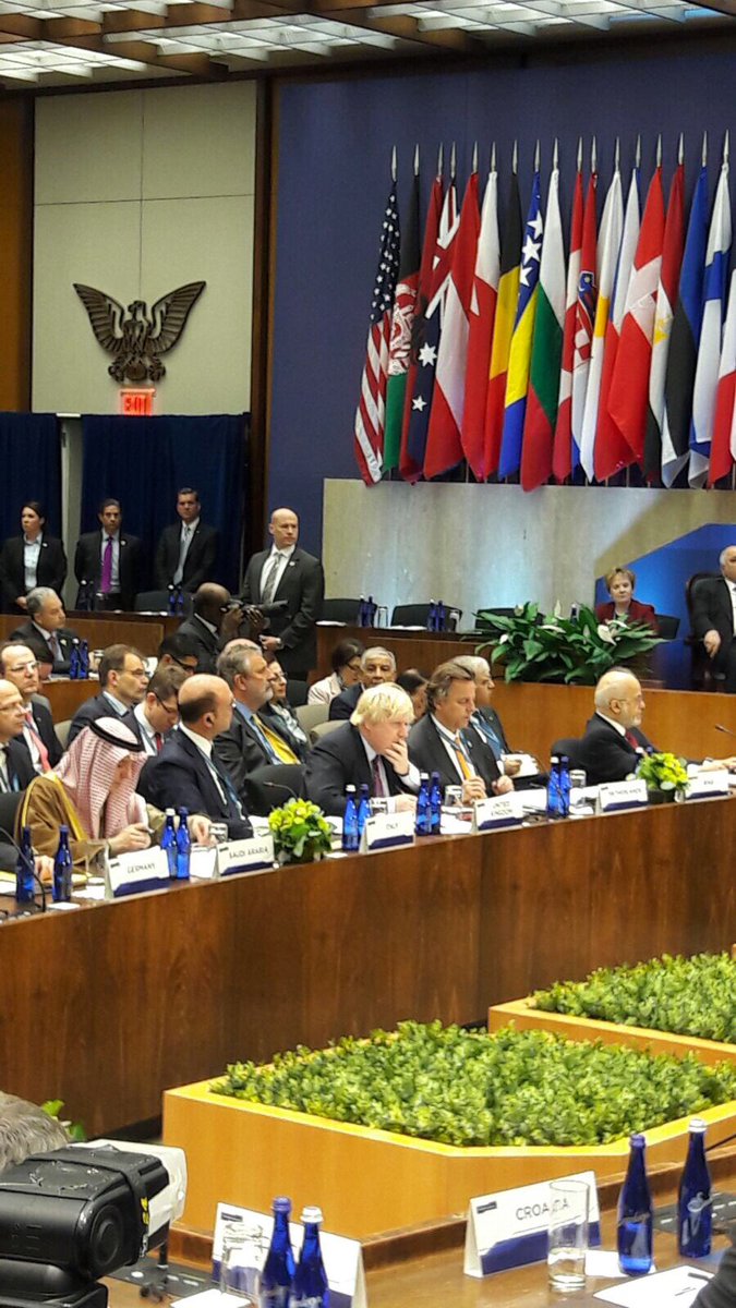 UKagainstDaesh's tweet photo. NEWS: Foreign Secretary @BorisJohnson at Global @coalition counter #Daesh meeting: https://t.co/OdaUK8rYm9 #DefeatingDaesh #CoalitionUnity https://t.co/nH9wMTIX2H