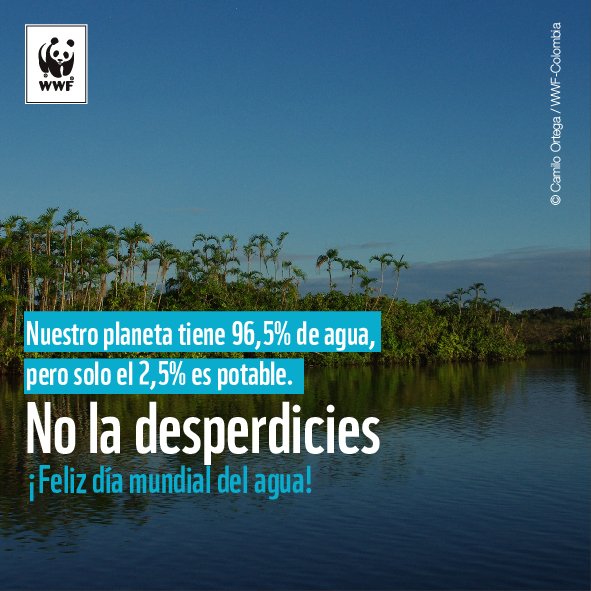 5 vertientes hidrográficas, 30 grandes ríos y 1.277 lagunas ¡Cuidemos una de las mayores riquezas de Colombia: el agua! #DíaMundialDelAgua