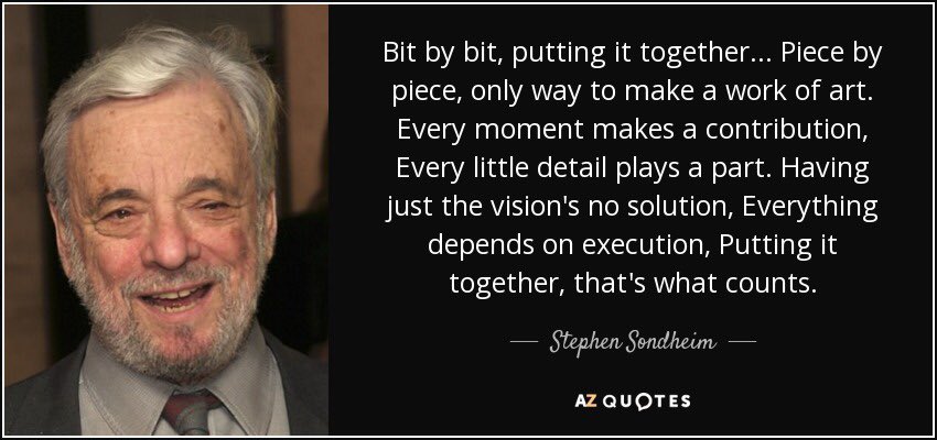 Happy birthday to Stephen Sondheim!  