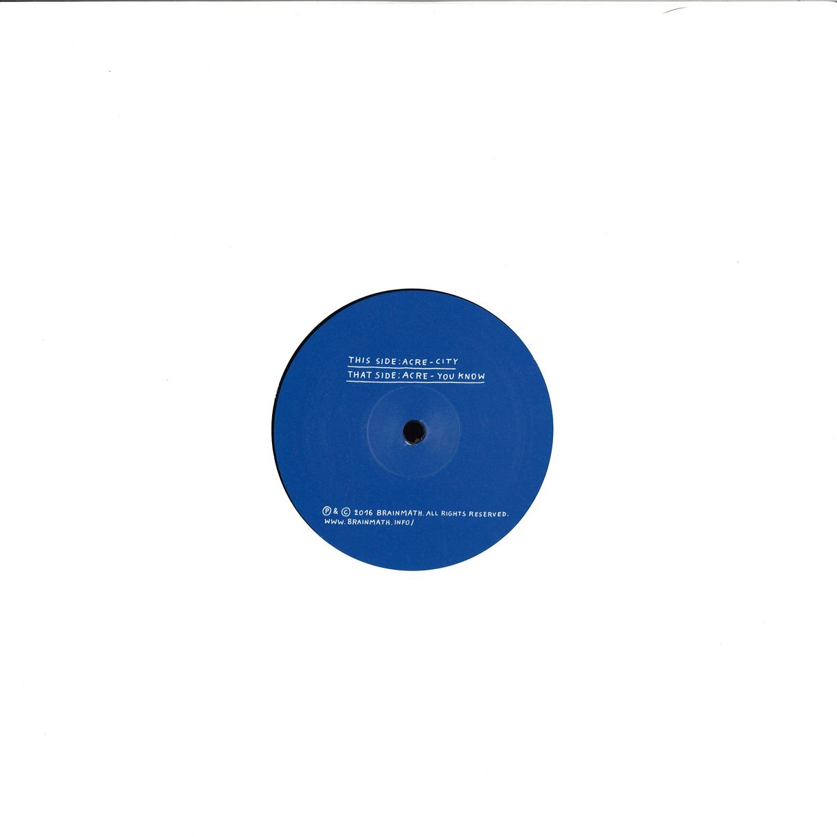 MusicamRecords's tweet photo. #Brainmath 13 - #Acre - City (12''-Vinyl) https://t.co/e5VebMkNp5