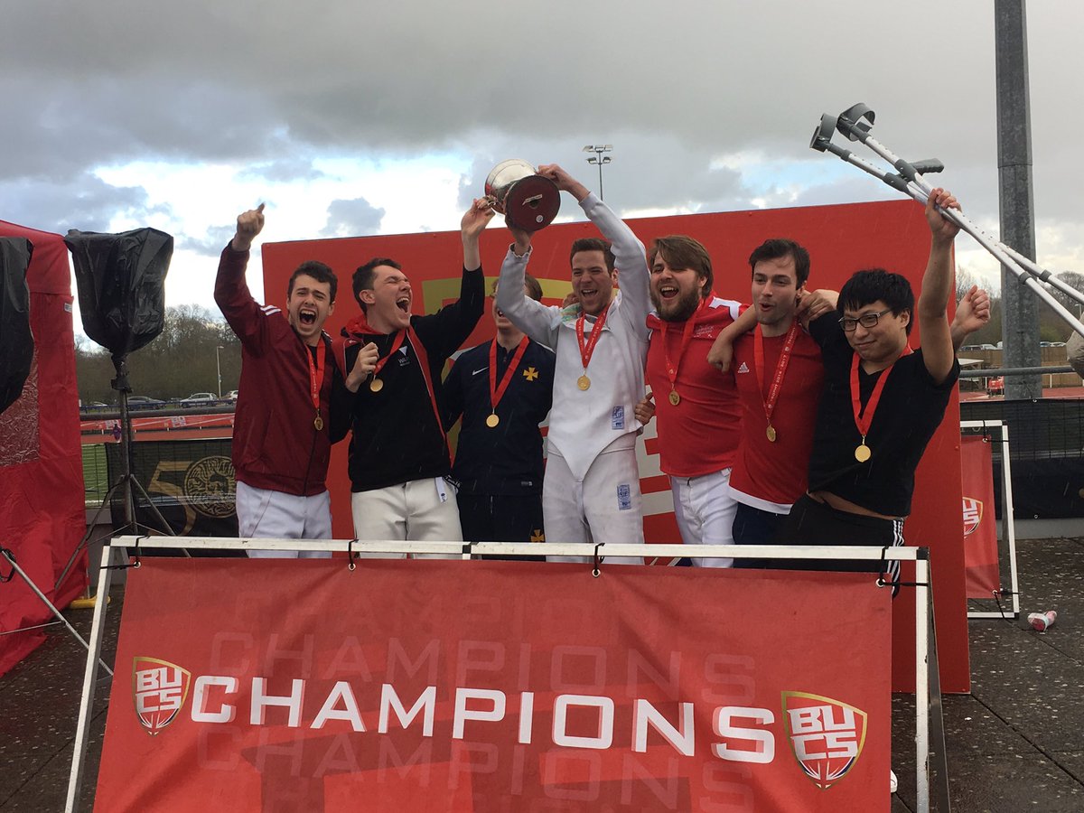lydia_SUSports's tweet image. They've only gone and done it! Congrats to @warwickfencing, our @BUCSsport Trophy champions! #TeamWarwick