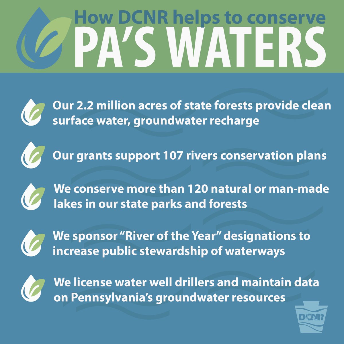DCNRnews's tweet image. #DYK that #PAStateForests play a big role in helping to keep Pennsylvania waters clean? #worldwaterday