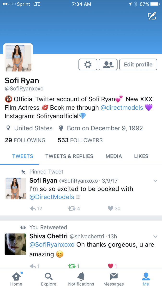 haileylynzzz's tweet photo. Sorry to say I will no longer be issuing this Twitter. You can follow me at @SofiRyanxoxo 🖤💋❤️ https://t.co/CVb5Cu1Hbv