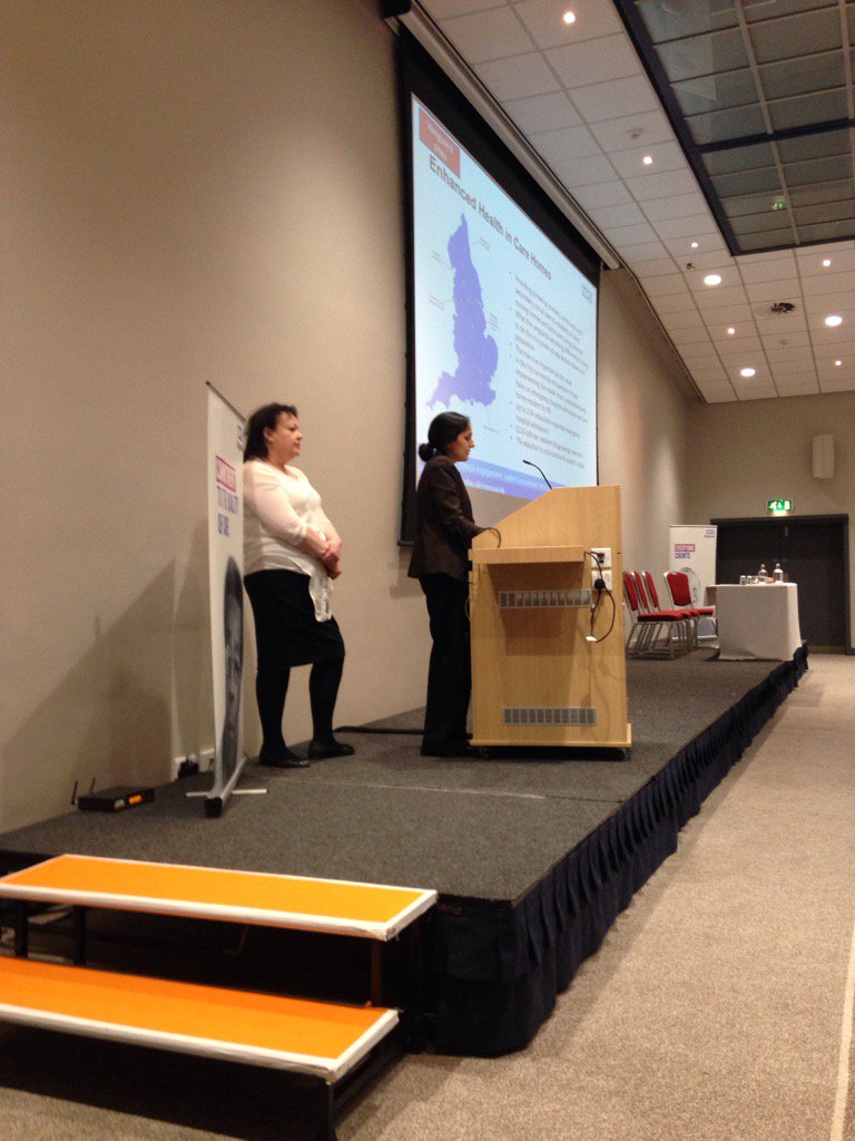Mandy Nagra talking about impact of Care home vanguards #futureNHS #careandshare