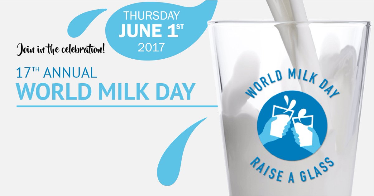 June 1st is #WorldMilkDay. Help spread the word and sign up for our #Thunderclap! bit.ly/2n7hcVo <a href="/GlobalDairyP/">GlobalDairyPlatform</a> @ThunderclapIt