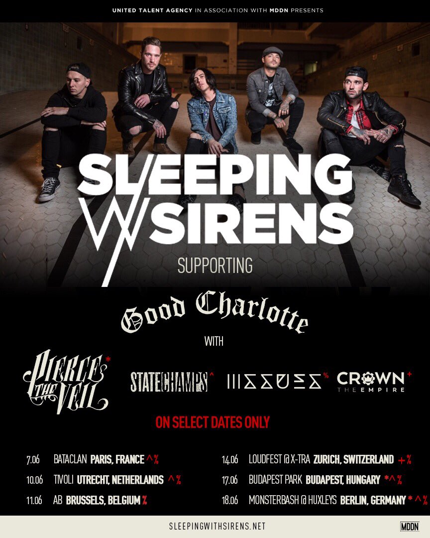 sleeping with sirens gossip tour openers sleeping with sirens gossip tour openers