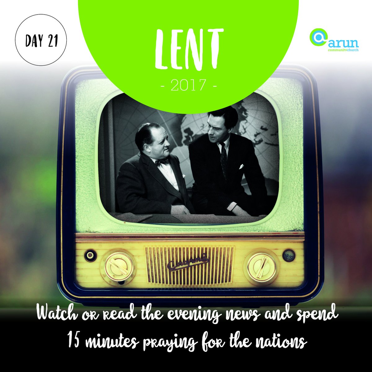 arunchurch's tweet image. How's your #Lent going? today we are #praying for the #nations. #pray #arunchurch #challenge #love