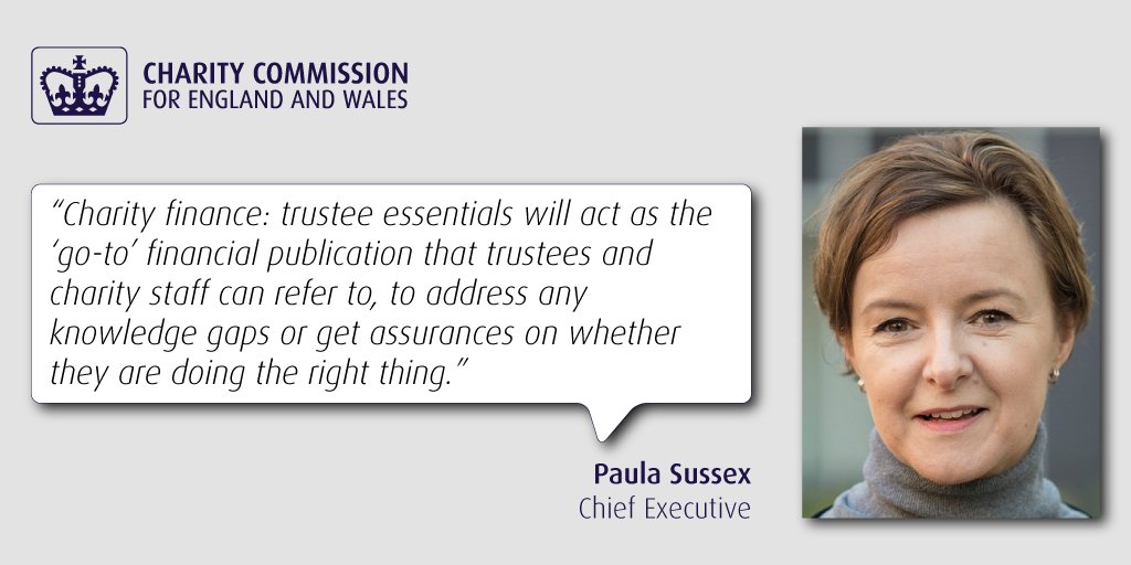 ChtyCommission's tweet photo. Advice for trustees on financial management , fundraising, investment &amp; risk management in our refreshed guidance https://t.co/2nb0XaJ1Ru https://t.co/v0XgwMGcff