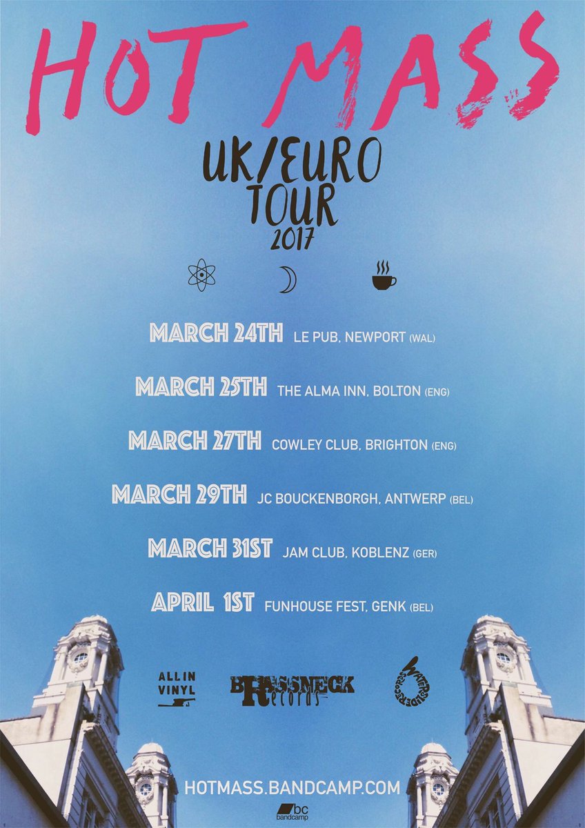 Friday kicks off our small jaunt around some lovely places. Come and hang out! #belgium #uk #germany #punk #gigs #tour #funtimes #wizards