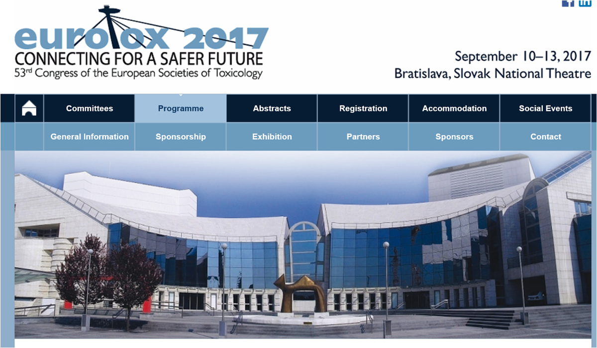 Meet CapEval at Eurotox 2017 in Bratislava!!
CapEval Pharma will be represented by Company’s CEO, Dr. Olivier Loget.