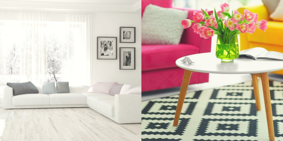 All white design or a pop of a colour? #FirstTimeBuyers #InteriorDesign