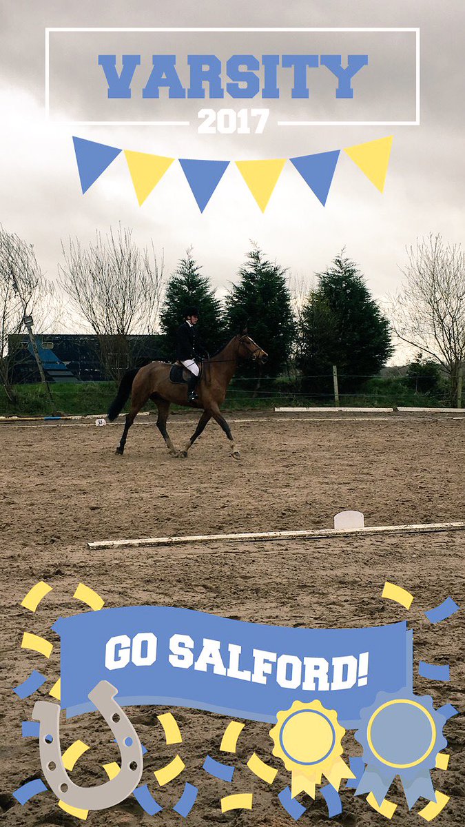 Currently riding her dressage test is Katie on G Star! #teamsalford #SalfordVarsity2017