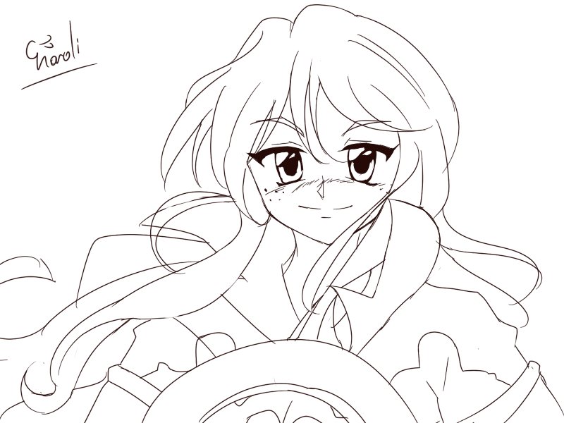 こないだ描いてたジェミニちゃん。色塗ろうと思ってたけどまーいいや。 
