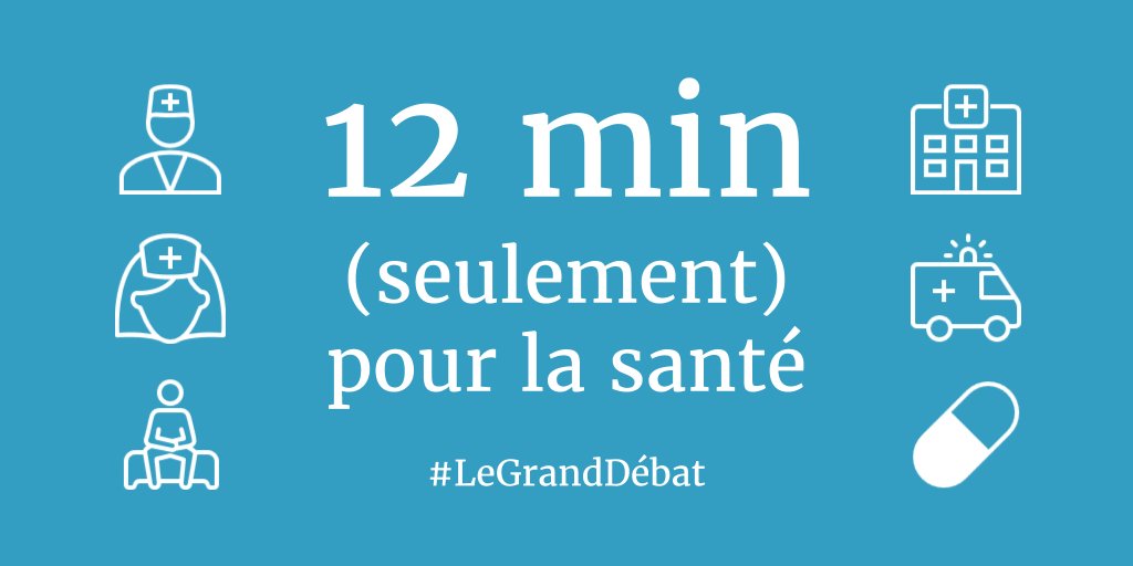CollectifSante's tweet photo. #ChiffreClé #LeGrandDébat de @TF1: 12 min (seulement) ont été accordées au sujet #santé (sur 3h13 de débat) #Présidentielle2017 #PlusDeSanté https://t.co/PfEcoIcXKT