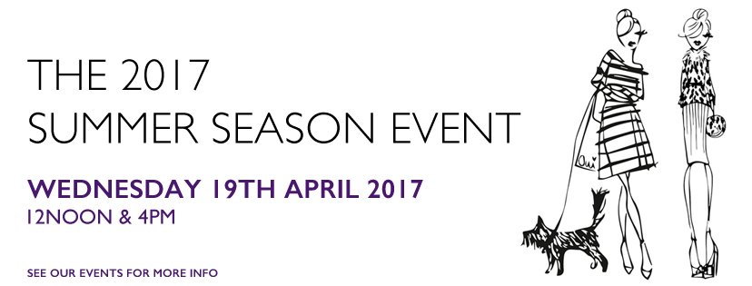 Pssst... don’t forget the new Summer Season Event is happening next Wed 19th April! Gifts to be won &amp; Fizz to enjoy! chantalofbailgate.co.uk/2017-summer-se…