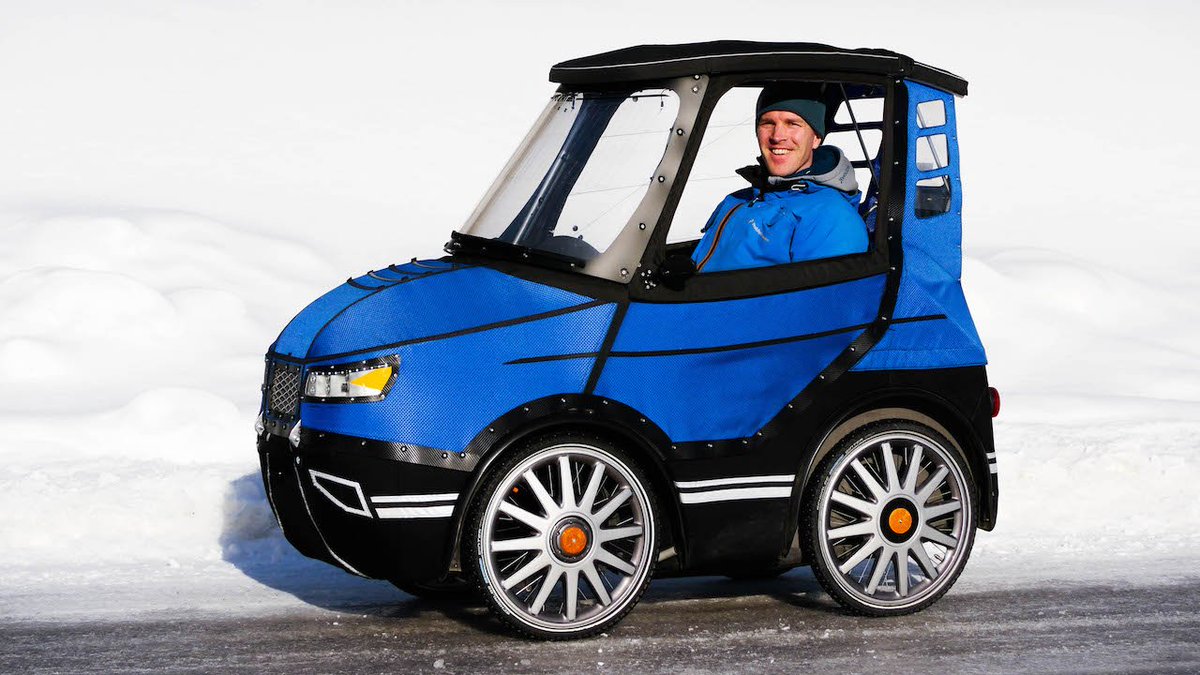BarcroftCars's tweet photo. This #eBike not only looks like a miniature #car, it also features some awesome perks, including a handy mini boot https://t.co/45xd47AqKA https://t.co/TbsyBSq4f6