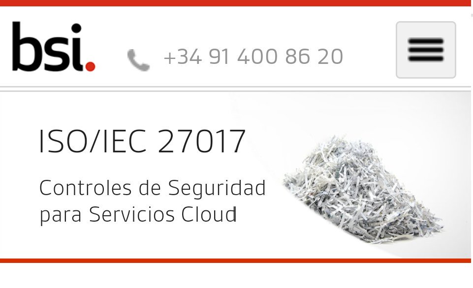 BSI_Iberia's tweet photo. @Secure_and_IT" #ISO27017 1°norma ISO que involucra a la organización y a su entorno; certifica al proveedor y a sus clientes" #JCloudPD https://t.co/YVtIdFV9fW