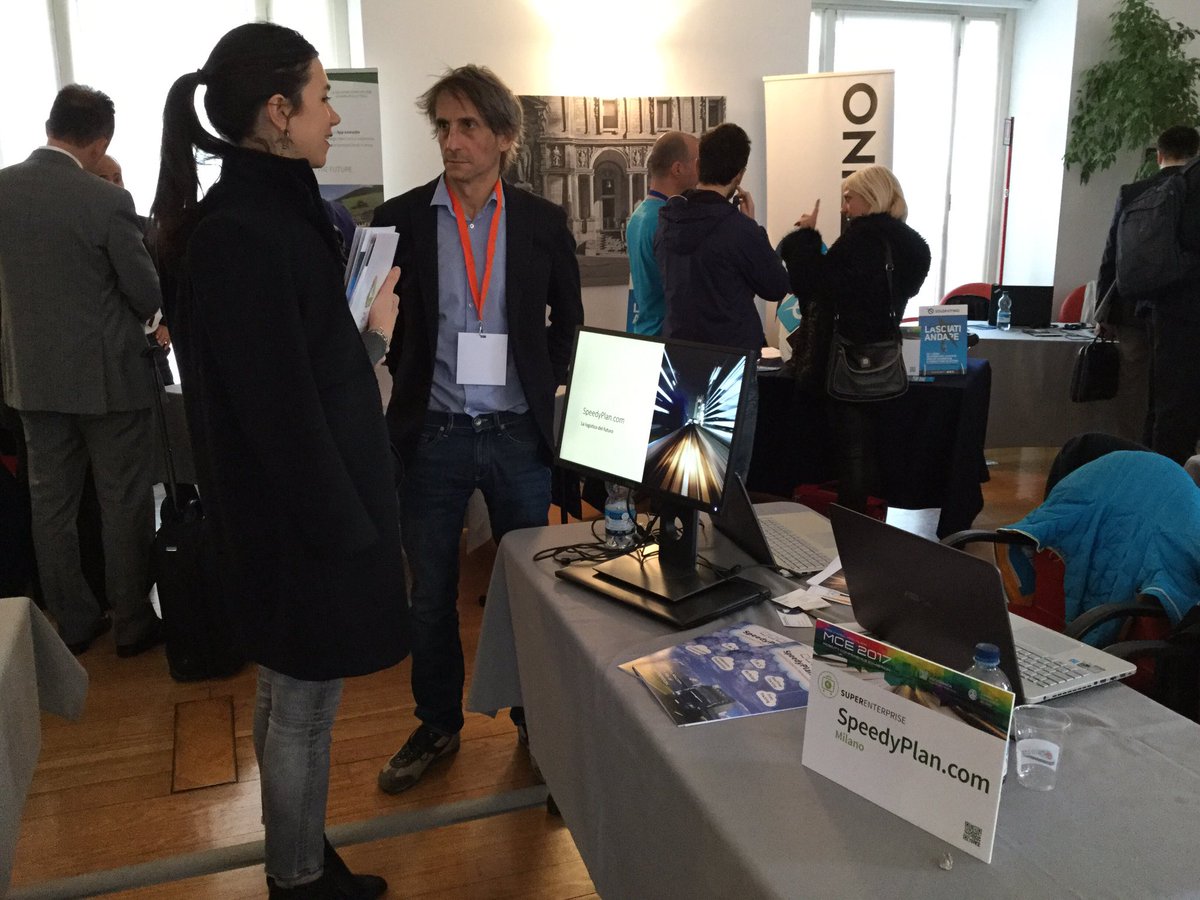 startup_italia's tweet photo. La soluzione cloud di #SpeedyPlan per un trasporto collaborativo, nella categoria #superENTERPRISE durante la #MCE4x4 Exhibition https://t.co/WF5vZnTHkd