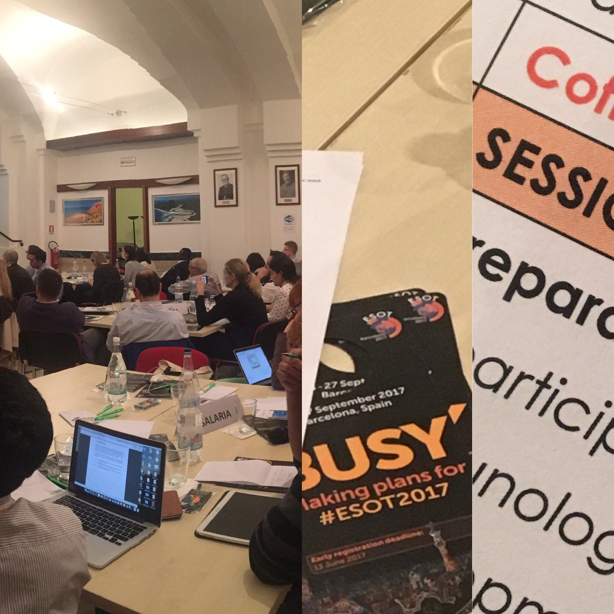 ESOTmemories's tweet photo. In Rome for the #ESOTtraining #Hesperis2017 @ESOTtransplant #BusyMakingPlans for #BigBangBarcelona now learning about #immunology https://t.co/CTvfQdpIOw