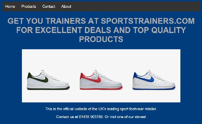 CustomWebStore's tweet photo. This is some work we did for a sports retailer based in Stevenage. https://t.co/EzmAPA3zYS