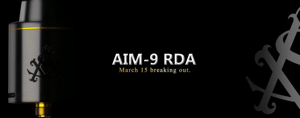 AIM-9 RDA #Giveaway
For a chance to win:
- RT, Share,Like &amp;Tag ur friends 
- Follow Me
- Sub:YouTube-Asvape Tech
3 Winners
End:500 Follower