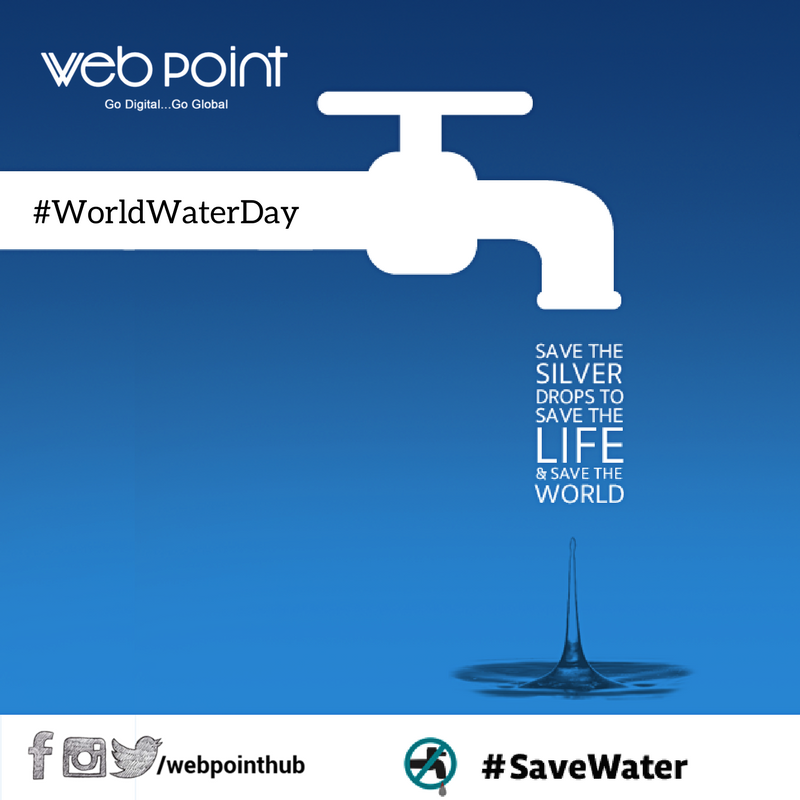 webpointhub's tweet photo. Water is most precious gift to the humanity by the nature.
#SaveWater for the future.#WorldWaterDay
#Webpoint #OnlineMarketing #Godigital https://t.co/zSyWpHQhsS
