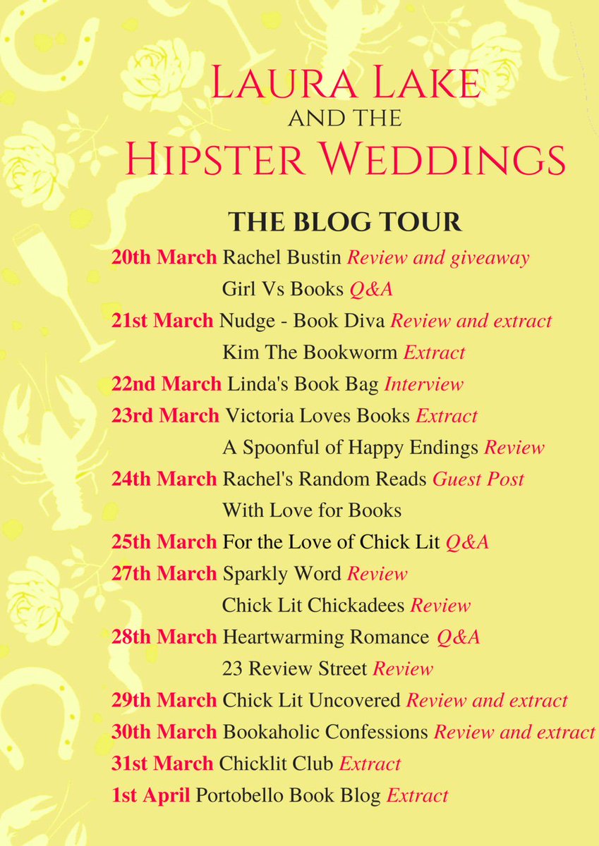 Lindahill50Hill's tweet photo. Planning a wedding? Check your guests! #LauraLake could be there https://t.co/lniGZfDN1g #Blogtour @Wendy_Holden @HoZ_Books https://t.co/PShQ19dcc3