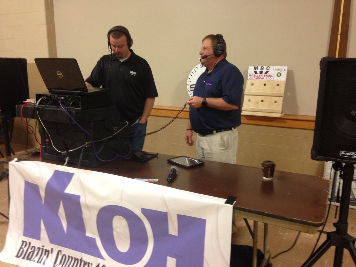 On the air with KLOH