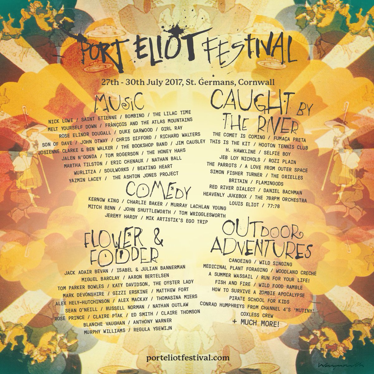 We're pleased to share the details of the musical acts taking to our <a href="/PortEliotFest/">Port Eliot Festival</a> stage this July bit.ly/2o46EWB