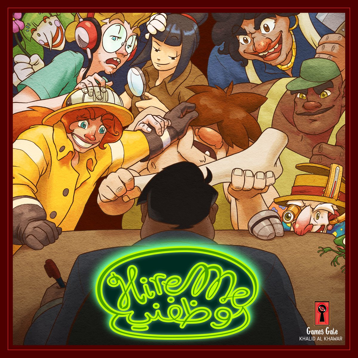gamesgate's tweet photo. New game coming soon "Hire me". https://t.co/cW0nSSoDGL