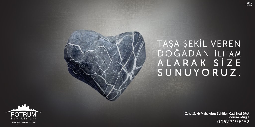 PotrumTasLimani's tweet photo. 0252 319 61 52 https://t.co/9jtGq36aLt
TAŞA ŞEKİL VEREN DOĞADAN İLHAM ALARAK SİZE SUNUYORUZ!
#bodrum #dogaltaş #mermer #dekoratıf #taş https://t.co/ln0XDKxQwG