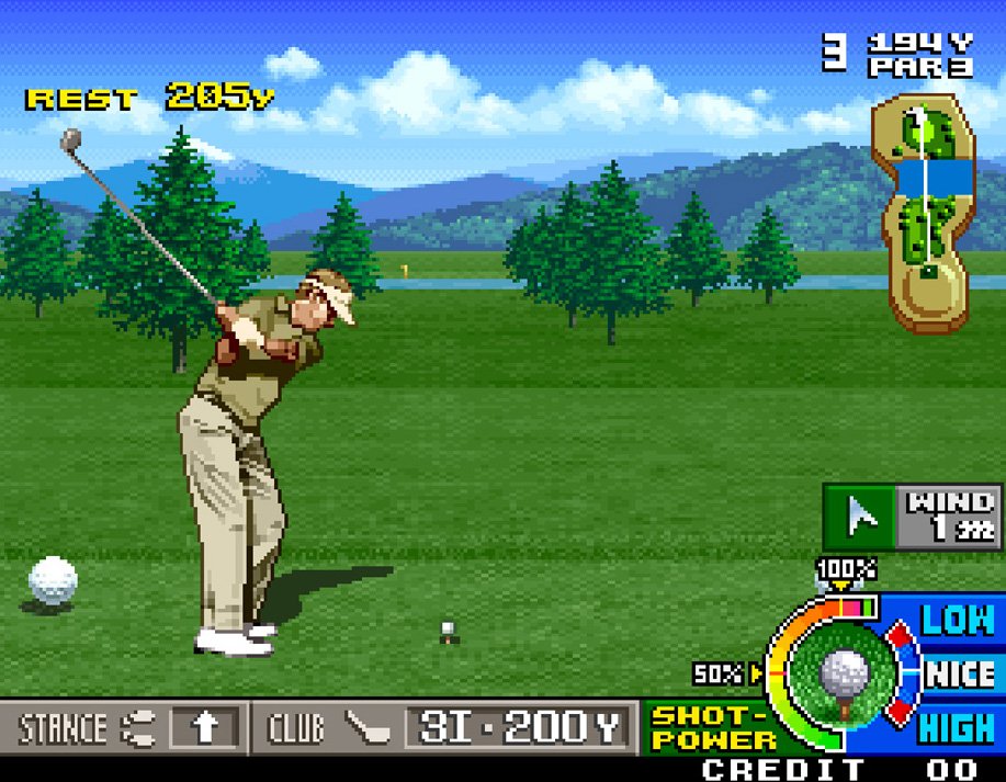 Hamster Corporation Nintendo Switch アケアカneogeo ビッグトーナメントゴルフ の配信日が3月23日に決定しました ビッグトーナメントゴルフ は1996年にsnkから発売された名作ゴルフゲームです ぜひお楽しみください T Co Rpuzcdcw7u