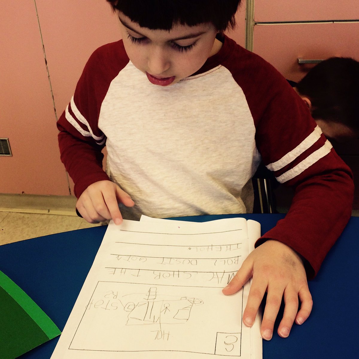 MrsOswald2424's tweet photo. We are adding labels to our diagrams for our how-to book! #howtobooks #wuos #lucycalkins #howtoplaypinball #howtobuildalegotower #howtobraid https://t.co/37psyBaAf6